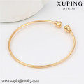 51495 Xuping Gold Armreif Designs Großhandel Frauen Messing Armreifen